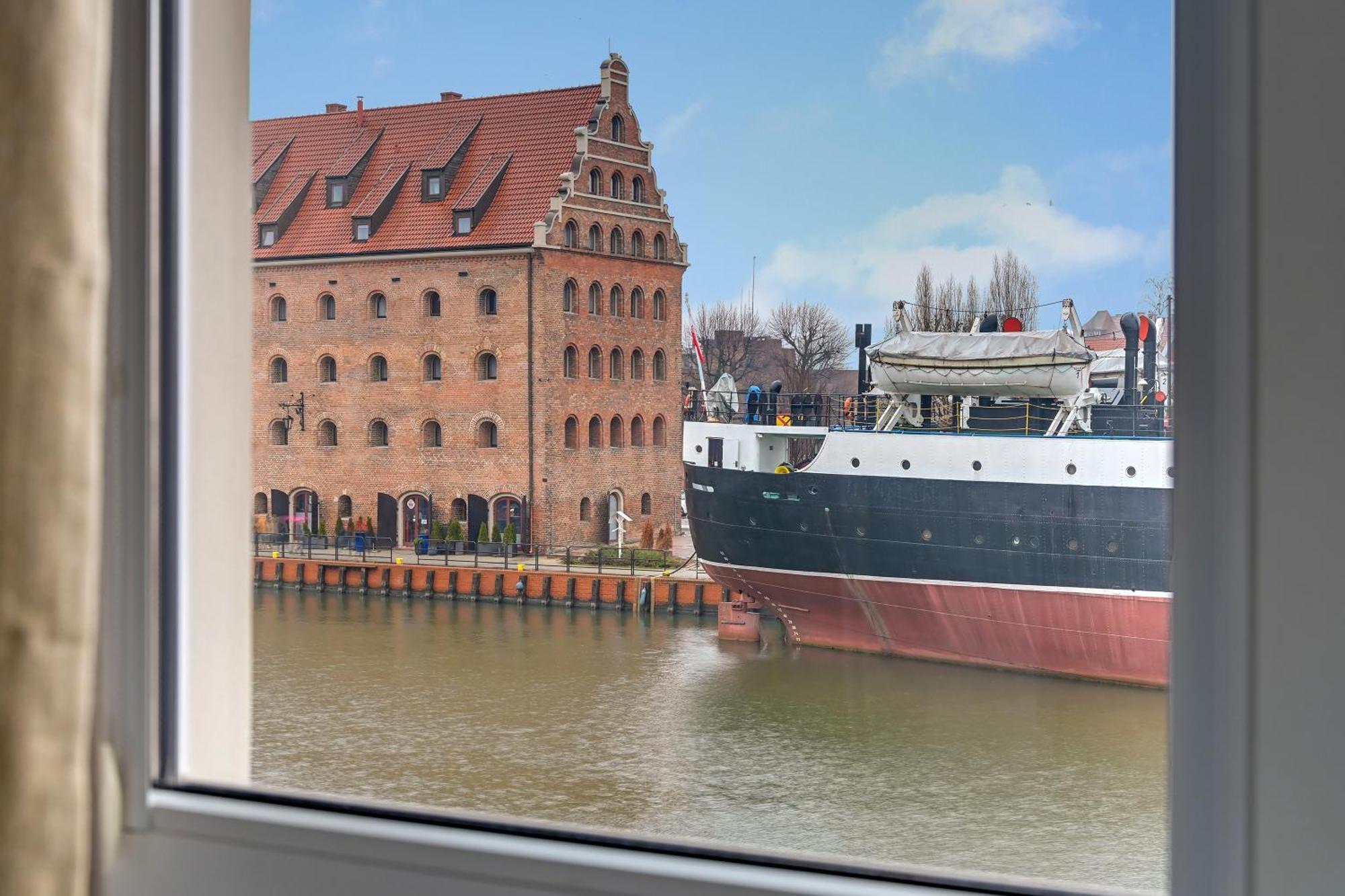 Motlawa Bulvar Residence Z Widokiem Na Rzeke Motlawa By Downtown Apartments Gdansk Exterior photo